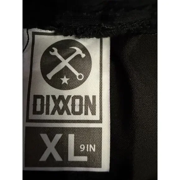 Dixxon Shorts 9in Gym Athletic Mens Elastic Waist Drawstring Casual Black Sz XL - Picture 4 of 5